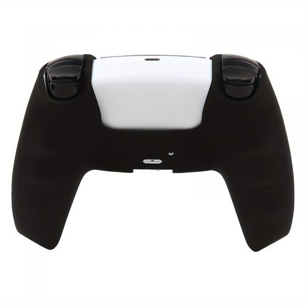 13ecb4c55242462a93c2c33a8687b112-goods.jpeg غطاء يد تحكم PS5 – تصميم الجمجمة القوطي مع أزرار PS باللونين الأحمر والأسود