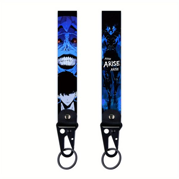 60820eb077234f5dafba3c095a0b0601-goods.jpeg سلسلة مفاتيح أنمي – تصميم شخصيات لطيف مع نقشة دوامات زرقاء وسوداء