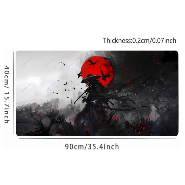 6b38369f-381d-4825-b00c-b55ba0f918fc.jpg ماوس باد ضخم أنمي ياباني – تصميم ساموراي، أشجار كرز، فوجي والشمس/القمر