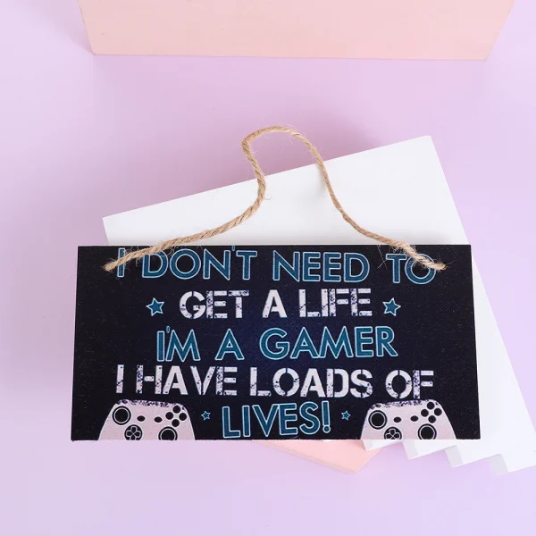 S05dff5de13924c468ce6d91e62fc7491r-2.webp لوحة خشبية لغرفة الألعاب – "Do Not Disturb – I’m Gamer"