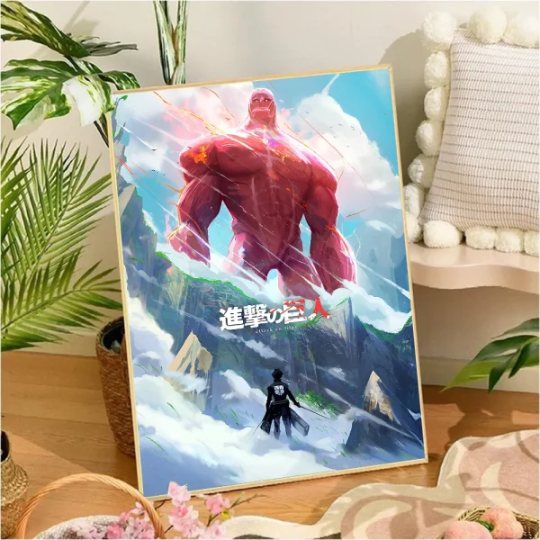 S08db4e0fd17242de928c815b9a0507d9q-2.webp بوستر أنمي Attack on Titans – ملصق قابل للصق والديكور