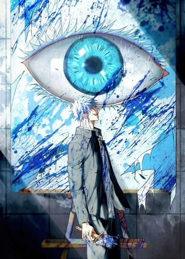 S09209a5ac4ef43789da58eb7bffb69a3G.webp ⚡ بوستر أنمي Jujutsu Kaisen – غوجو ساتورو ضد سوكونا | لوحة فنية قماشية