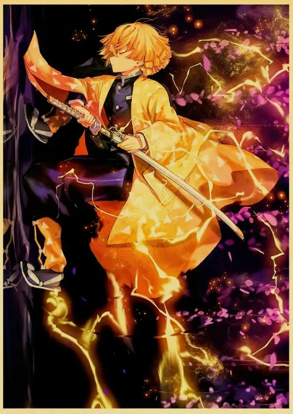 S09ebe25a01c4489595ed4749bbd5744e6-4.webp بوستر كانفس أنمي Demon Slayer بأسلوب ياباني كلاسيكي – ديكور جداري لغرف الأنمي والبيت