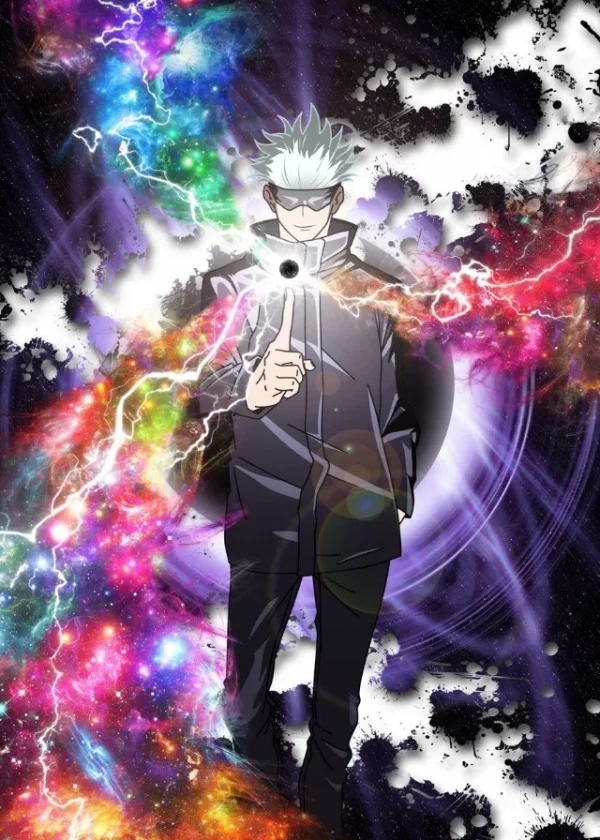 S0e9f28a6f8804706a7395794ccf4757fn.webp ⚡ بوستر أنمي Jujutsu Kaisen – غوجو ساتورو ضد سوكونا | لوحة فنية قماشية