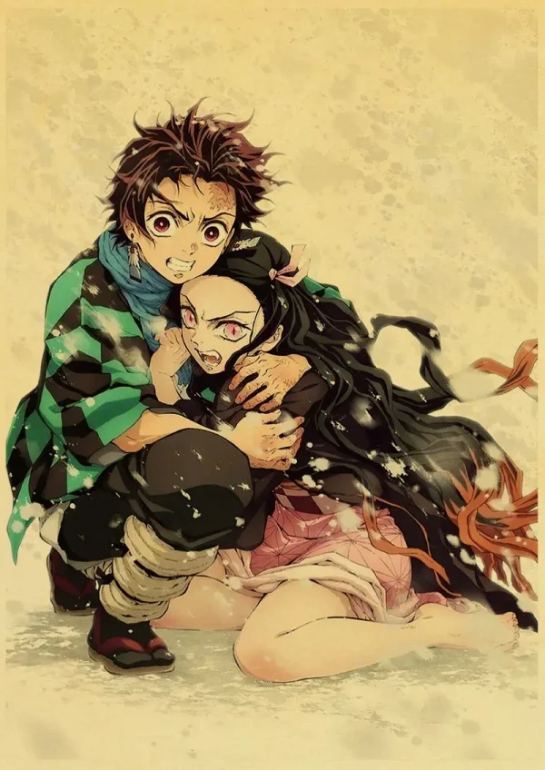 S1029a97326d246e4af71b130db9453cbr-4.webp بوستر كانفس أنمي Demon Slayer بأسلوب ياباني كلاسيكي – ديكور جداري لغرف الأنمي والبيت