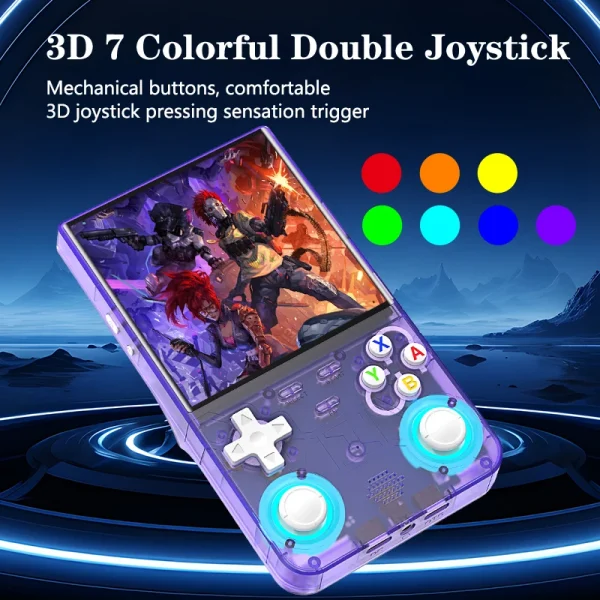 S1132d642852e4c158fff366fd826b541G-1.webp R36 Ultra Console Portable Retro Game 4‘’ IPS Screen Handheld Game Players Emulator Pocket Video Player 64G/128G 20000+ Games
