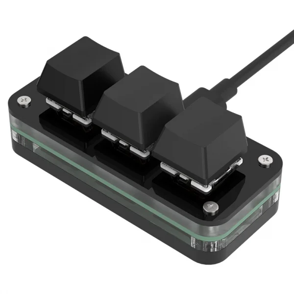 S156a497c720b4b1f9a1cd3dbaeac4e98o-2.webp 3-Key RGB Macro Pad – مفاتيح سحرية للتحكم السريع!
