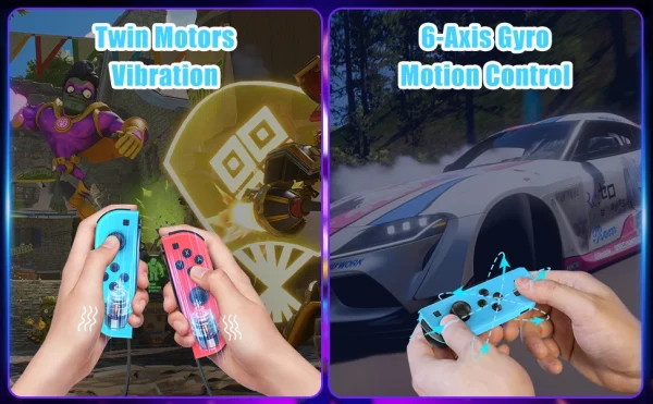 S1a97941cad21407cb7ad6cad4fa0f282B-1.webp يد تحكم لاسلكية NS Joycons – تجربة لعب واقعية مع اهتزاز وتوربو