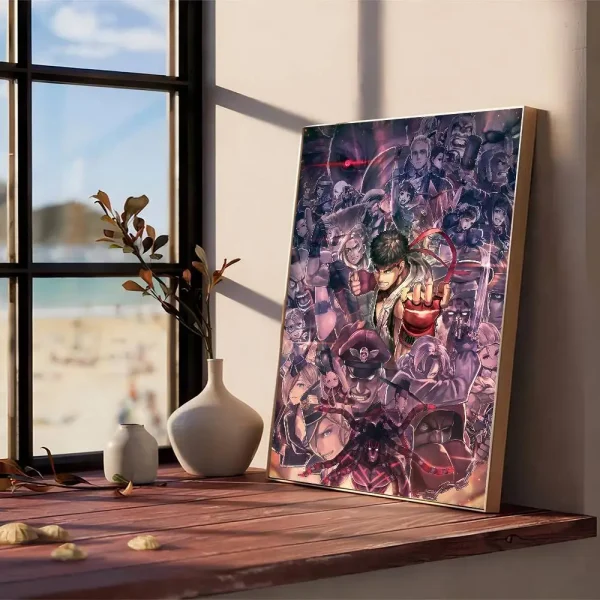 S1cd8335fc3e84fc7974d43217b821e7bL.webp بوستر أنمي Street Fighter الكلاسيكي – تصميم أيقوني لمحبي الألعاب!