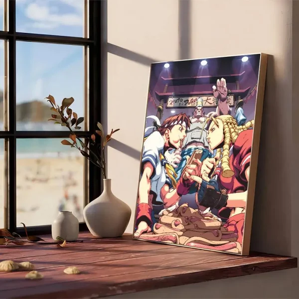 S232f9b03f880464baf53f17100adb5b1I.webp بوستر أنمي Street Fighter الكلاسيكي – تصميم أيقوني لمحبي الألعاب!