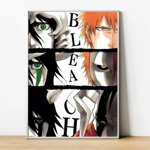 S24fc30bead71433fbe7eeae8df217851r.webp 🇸🇦 لوحة كانفاس أنمي BLEACH – ديكور حديث لغرفة المعيشة