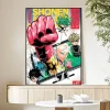 S29522fc50d07406297e81900bca2b400Q-2.webp One Punch Man – PVC Anime Wall Poster