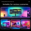 S2a335326a3cf42d79e0ba42833377e13Z-1.webp RGBIC Gaming Lights Strip – إضاءة RGB ذكية لمكتك وغرفة الألعاب