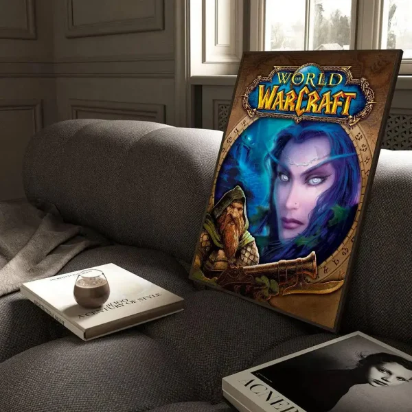 S2c2ff32af250457b93af9389e4f22c56W-2.webp 🎮 بوستر World of Warcraft – ديكور جداري لعشاق الألعاب الأسطورية ⚔️