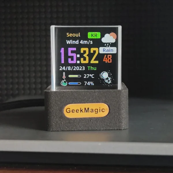 S2c6d914fb4324347831317da1c84287ai-1.webp GeekMagic HelloCubic-Lite — ساعة رقمية ذكية بتصميم هولوجرافي