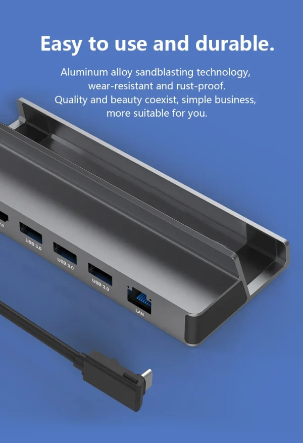 S2d51ddb23b554f5592670edd872779fe0.webp قاعدة توصيل عمودية 6 في 1 لأجهزة الألعاب المحمولة