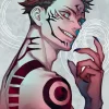 S2f9d805e2cf24c05a1ea23e18f97679cz.webp ⚡ بوستر أنمي Jujutsu Kaisen – غوجو ساتورو ضد سوكونا | لوحة فنية قماشية
