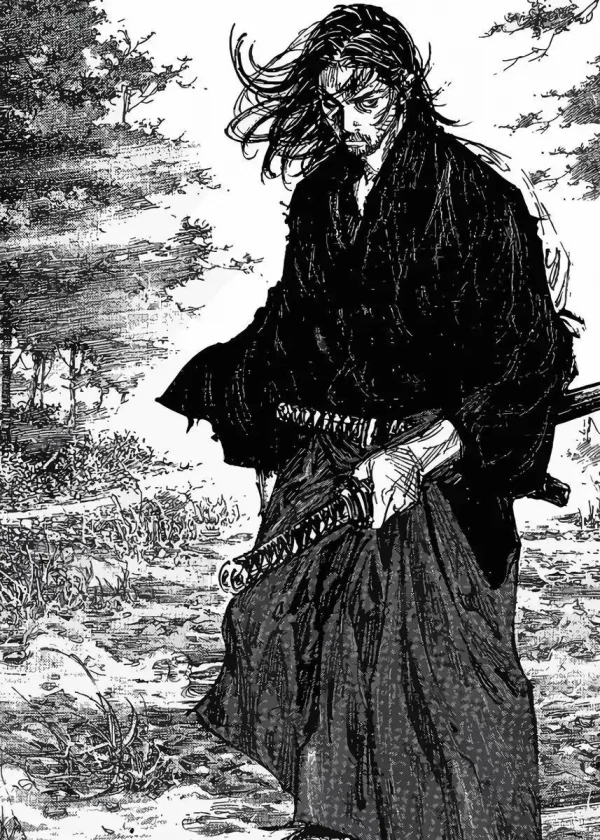 S323d1b999c5640688321d1d1551229583-4.webp Vagabond – Miyamoto Musashi Vintage Canvas Art Poster