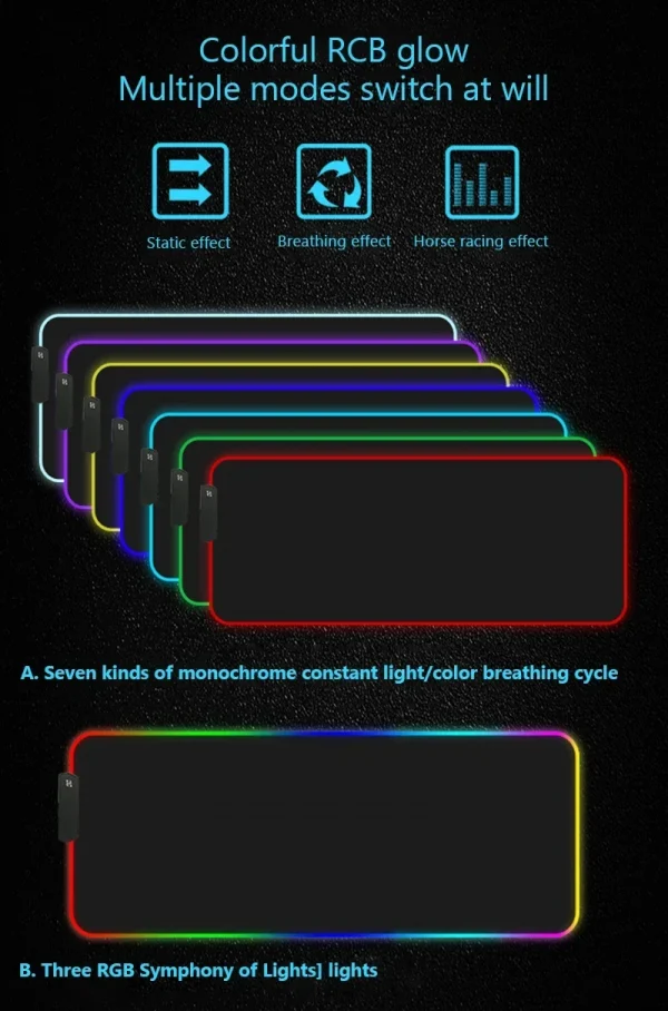 S353f1b38c95a490d9d7fa630327d30e36-1.webp Large DIY RGB Mouse Pad – إضاءة LED قابلة للتخصيص لتجربة لعب غامرة