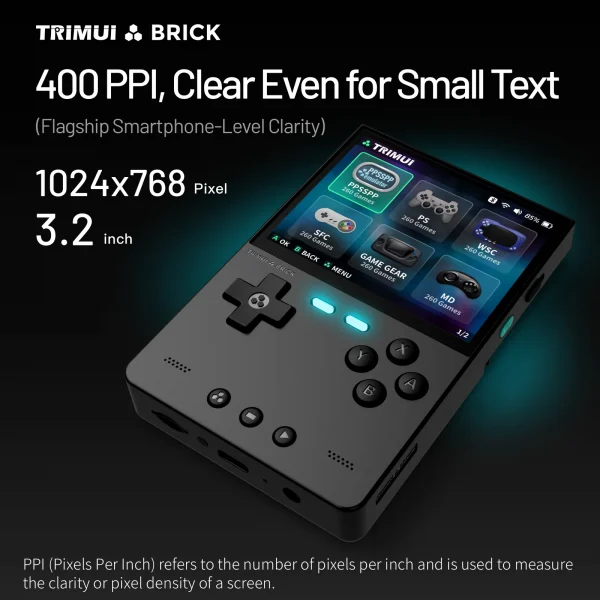 S35a79f97d42946e18f624fd1a23e7764v-1.webp TRIMUI BRICK – جهاز ألعاب محمول بواجهة Trimui ونظام Linux