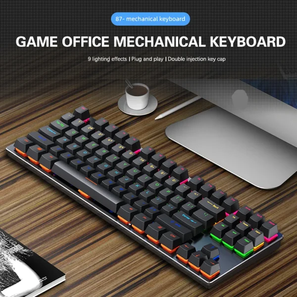 S37410977ccf14f0e860e867c5273f619n-1.webp Backlit Mechanical Gaming Keyboard RGB — لوحة مفاتيح ميكانيكية مضيئة للألعاب
