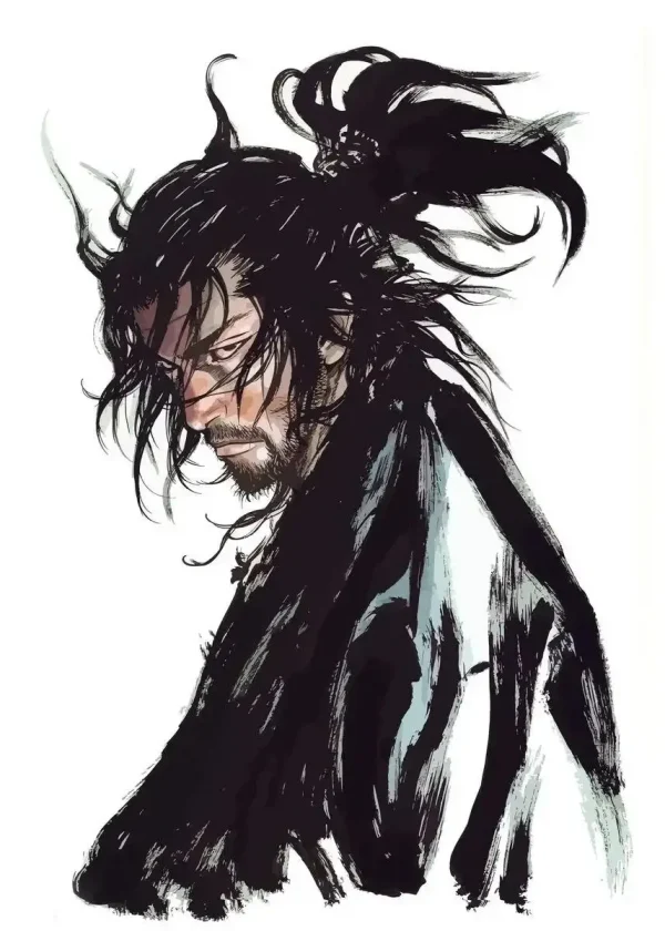 S39417e2c9283428ba7a132f8521ebaaau-4.webp Vagabond – Miyamoto Musashi Vintage Canvas Art Poster