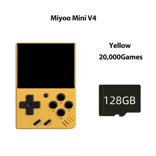 S43ebe81ee85f4390acdb4fc67bb6ec0ai.webp 🇸🇦 جهاز ألعاب محمول Miyoo Mini V4 – شاشة IPS 2.8 بوصة | ألعاب رترو متعددة