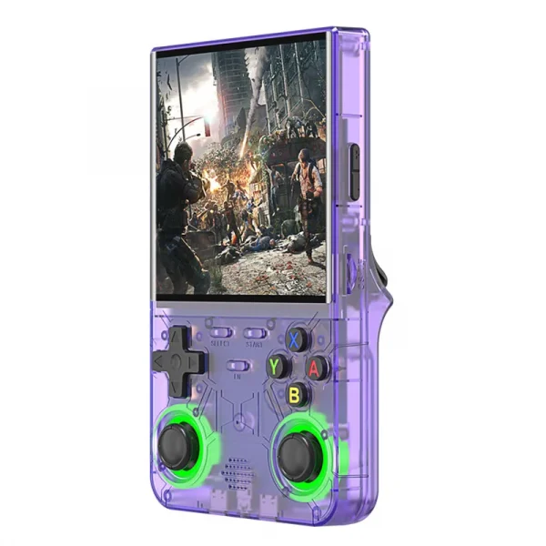 S458950b822104cedb8048515701ce3edP-2.webp R36 Ultra Console Portable Retro Game 4‘’ IPS Screen Handheld Game Players Emulator Pocket Video Player 64G/128G 20000+ Games