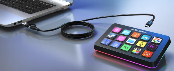 S4d131209f6884983a6a2dce77f14f4eaK-1.webp FIFINE D6 Mini Keyboard – لوحة ماكرو احترافية بـ 15 زر مخصص