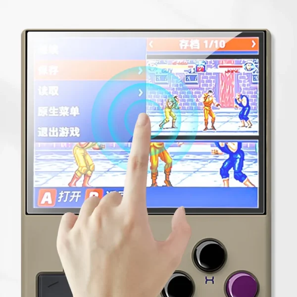 S520dd3125b9b4b7da52bfd4c7d978b7eQ.webp واقي شاشة زجاجي صلب HD لجهاز Miyoo Mini Plus / Mini+ V2 – حماية مثالية للشاشة