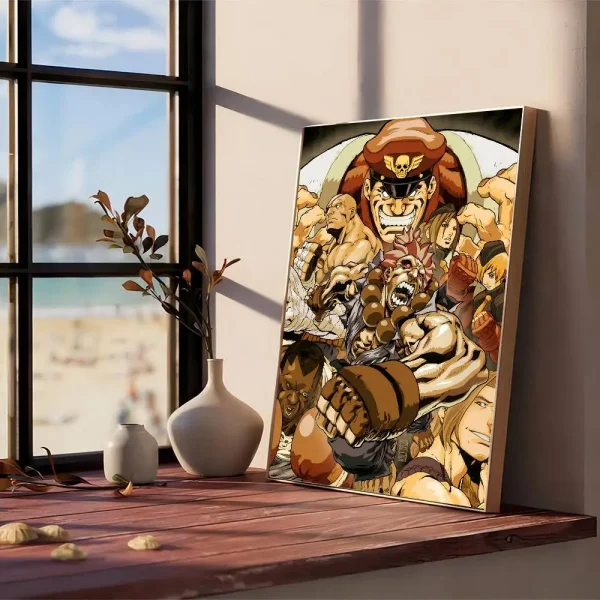 S53b549c1f0474db0bf161d5e3e179510B.webp بوستر أنمي Street Fighter الكلاسيكي – تصميم أيقوني لمحبي الألعاب!