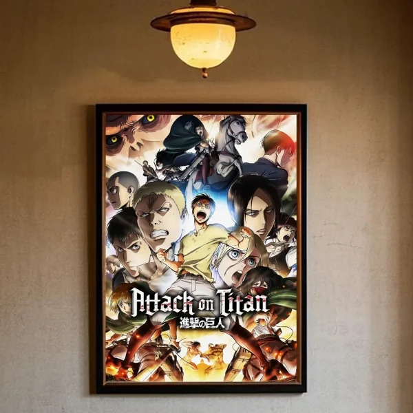S58c04702bdf04cd4871e52970160a71d1-4.webp بوستر أنمي Attack on Titan – تصميم فني جمالي مقاوم للماء (لاصق PVC)