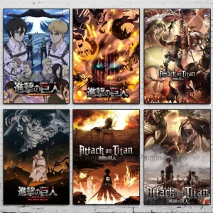 S59c5594794324b9d8be5388f52fc7f70q-2.webp لوحة قماشية Attack on Titan – لتزيين الحائط في المنزل أو المقهى