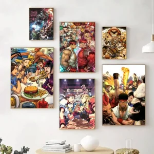 S62143c534e9a4ae49de53a7f32ad7012v.webp بوستر أنمي Street Fighter الكلاسيكي – تصميم أيقوني لمحبي الألعاب!