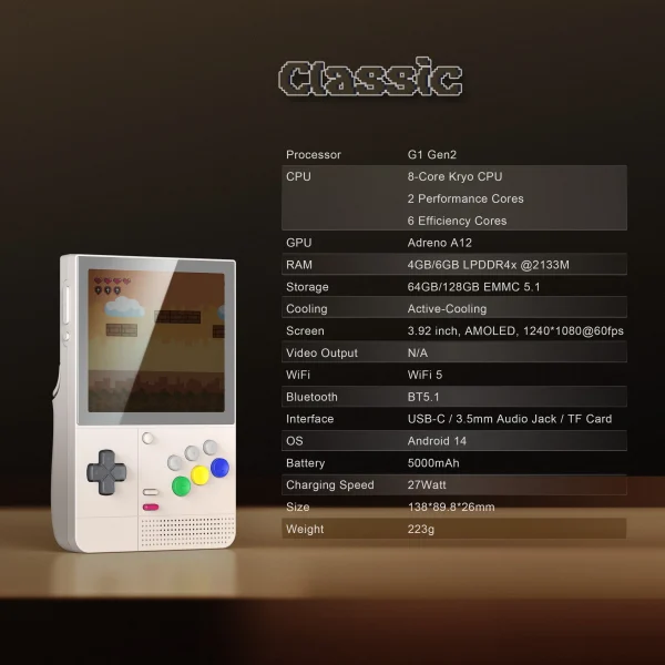 S6261b3be83b94b0c9725022dae44818aC-1.webp Retroid Pocket Classic – جهاز الألعاب المحمول الأنيق بمعالج Snapdragon G1 Gen2