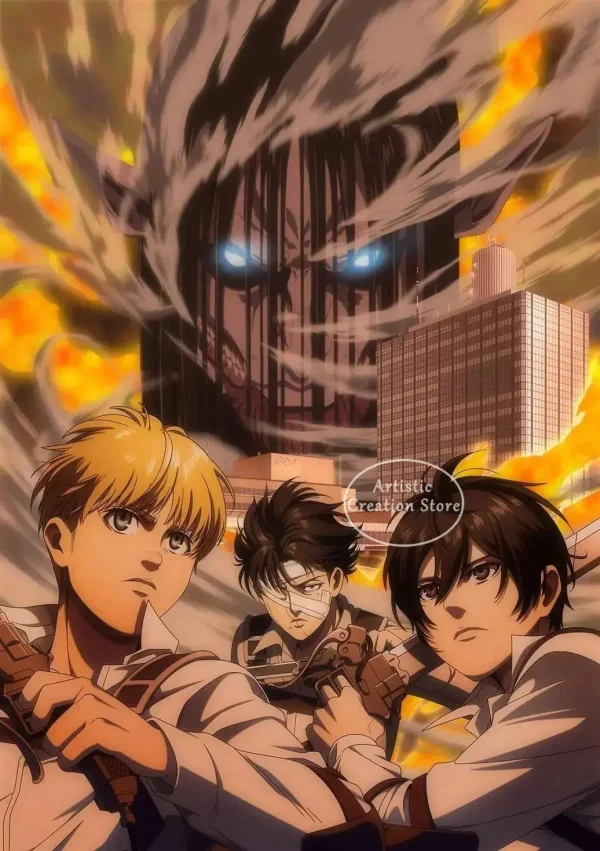 S6485acf051a8449f9ba33de2484d5ae3v-2.webp بوستر قماش Attack on Titan – لمسة أنمي فنية لجدرانك