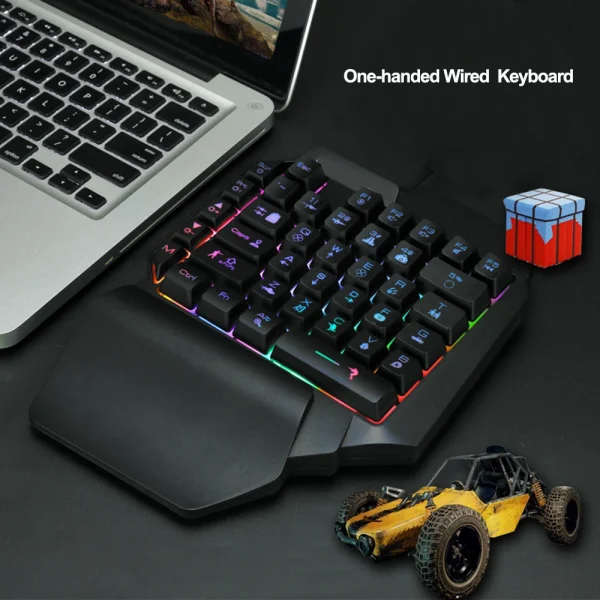 S67a8da3f528a4c4ca0358fbf1c7136d5E-1.webp RGB F6 Wired Gaming Keyboard – لوحة مفاتيح ألعاب بيد واحدة