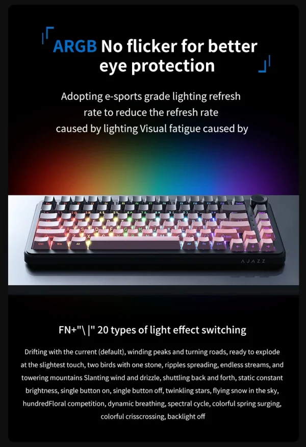 S71fc05e338c844afb9eb9492a2e192b9X-1.webp لوحة مفاتيح ميكانيكية لاسلكية للألعاب