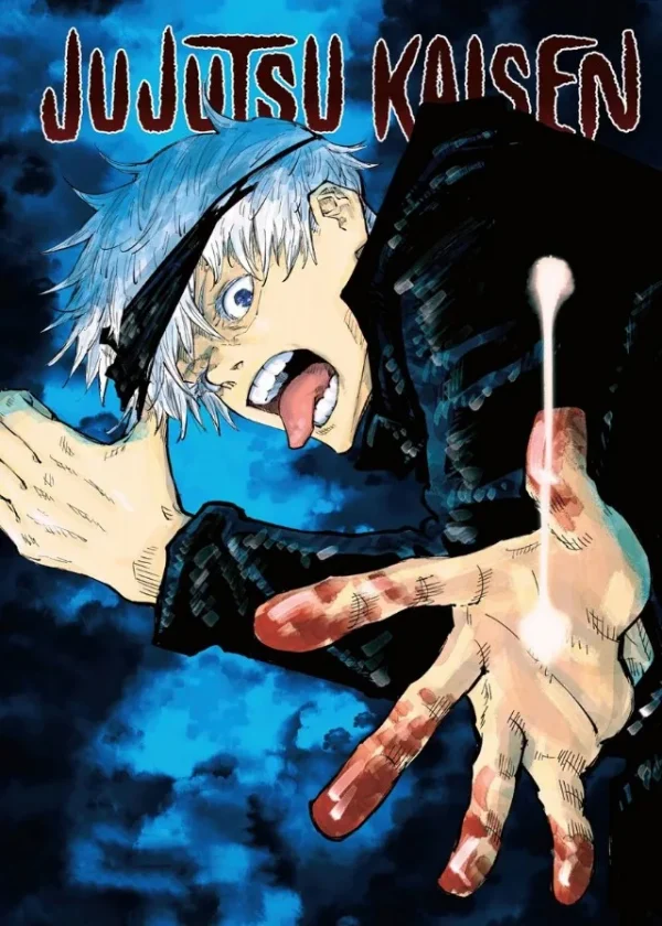 S759a14b18ccf4a6195c6c2bcc02e9363b.webp ⚡ بوستر أنمي Jujutsu Kaisen – غوجو ساتورو ضد سوكونا | لوحة فنية قماشية