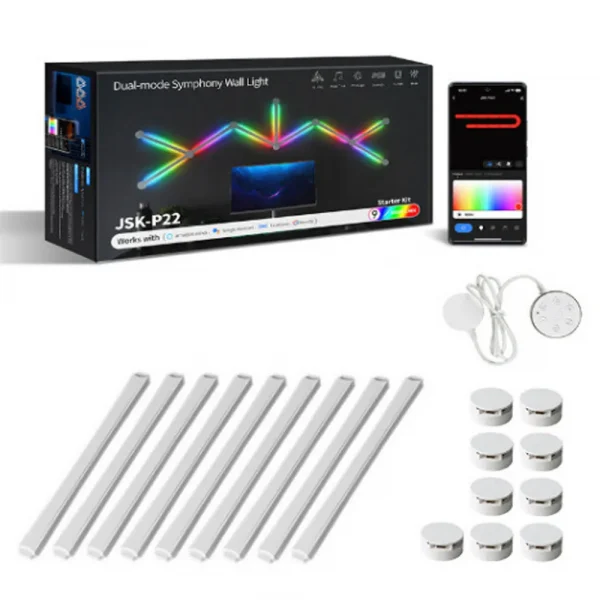 S7c15f2f73e774f2683492da434a95f6cG-2.webp Splicing Light RGB – إضاءة ذكية جدارية بتقنية الصوت وDIY