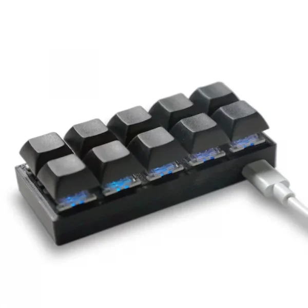 S7eb7475bacee45f398ab4758757f3052O-1.webp RGB Macro Keyboard — لوحة مفاتيح ماكرو صغيرة بـ10 أزرار قابلة للبرمجة