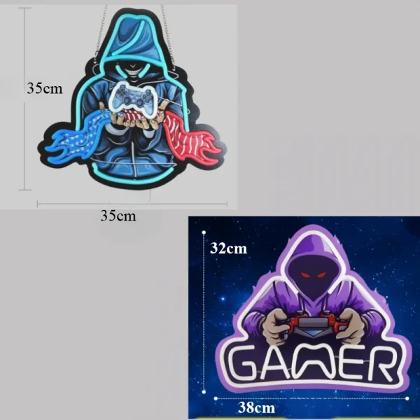 S84e06a676e8240c5ab0e8536c0d097175-2.webp Game Controller Neon Sign – إضاءة LED لغرفة الجيمرز