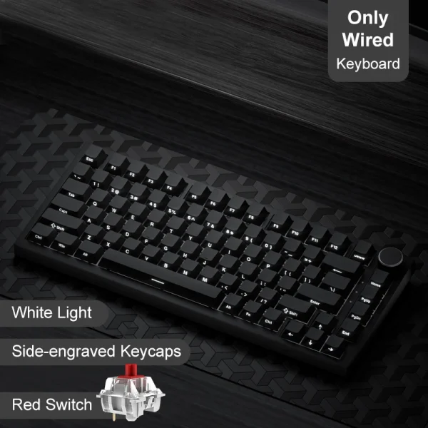 S875c0ffd05c04d37905a26fe619b0122V-2.webp لوحة مفاتيح الألعاب ميكانيكية لاسلكية/سلكية مع شاشة TFT وRGB