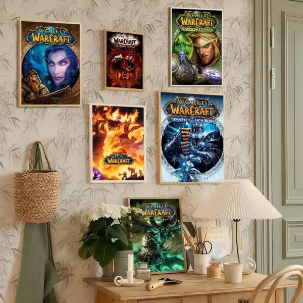 S8c19d3ff39014c6198c7797cecaa7d897-2.webp 🎮 بوستر World of Warcraft – ديكور جداري لعشاق الألعاب الأسطورية ⚔️