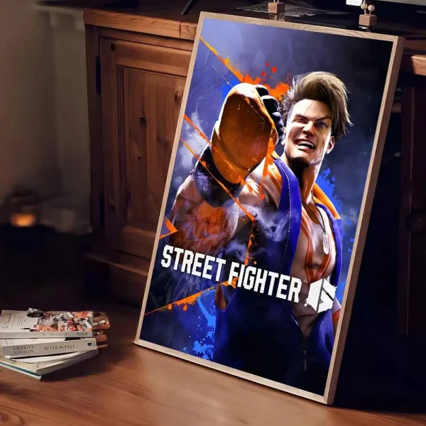 S9e3511b545bd4fcb8a78075d4652982aQ.webp بوستر ألعاب Street Fighter 2-6 – ورق لاصق مقاوم للماء