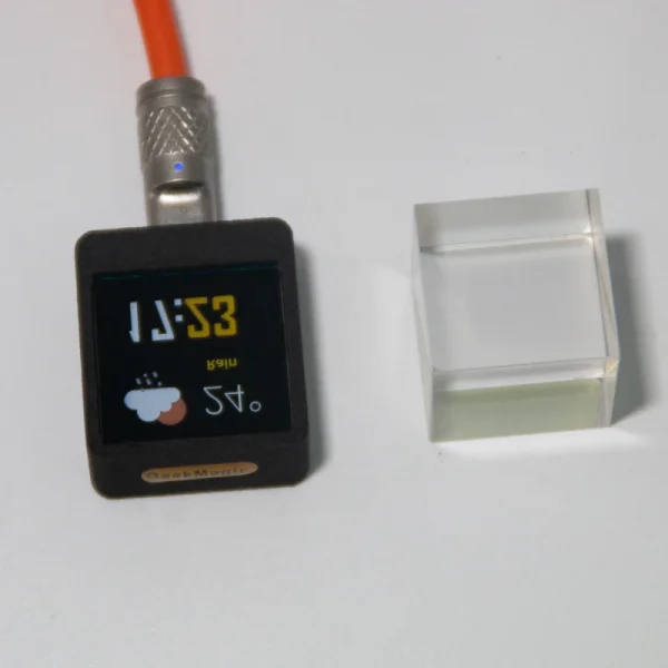 S9ef28271b71444c186f48bde0d27ddedJ-1.webp GeekMagic HelloCubic-Lite — ساعة رقمية ذكية بتصميم هولوجرافي