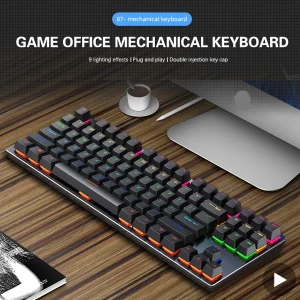 Backlit Mechanical Gaming Keyboard RGB — لوحة مفاتيح ميكانيكية مضيئة للألعاب