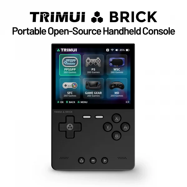 Sa8296cc3bf844ff5a0d938f18960e15cq-1.webp TRIMUI BRICK – جهاز ألعاب محمول بواجهة Trimui ونظام Linux