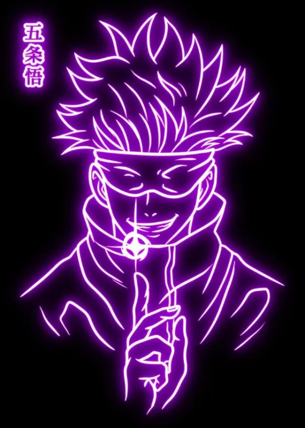 Sae5159f3112245dbb89c2357f012abadD.webp ⚡ بوستر أنمي Jujutsu Kaisen – غوجو ساتورو ضد سوكونا | لوحة فنية قماشية