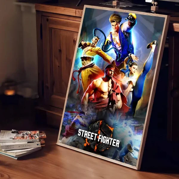 Saf01a7ef733545d2b70d1fe5749b078d9.webp بوستر ألعاب Street Fighter 2-6 – ورق لاصق مقاوم للماء